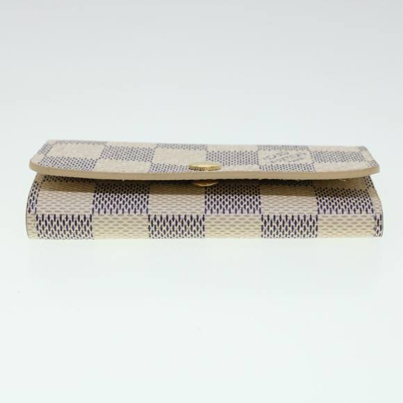 LOUIS VUITTON Damier Azur Multicles 4 Key Case N60020 LV Auth 41614 - Picture 6 of 16